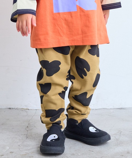 MARKEY'S(マーキーズ)の「ソウガラサルエルロングパンツ(その他パンツ・キッズ・ブラック/ベージュ/レッド/オフホワイト/ライトグリーン/ミント・90/100/110/120/80/130/95)」の3枚目の写真