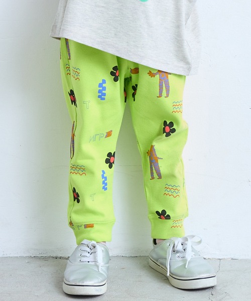 MARKEY'S(マーキーズ)の「ソウガラサルエルロングパンツ(その他パンツ・キッズ・ブラック/ベージュ/レッド/オフホワイト/ライトグリーン/ミント・90/100/110/120/80/130/95)」の4枚目の写真