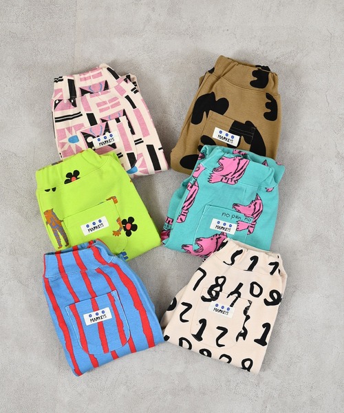 MARKEY'S(マーキーズ)の「ソウガラサルエルロングパンツ(その他パンツ・キッズ・ブラック/ベージュ/レッド/オフホワイト/ライトグリーン/ミント・90/100/110/120/80/130/95)」の10枚目の写真