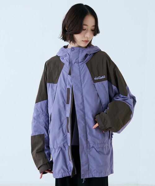 WILD THINGS(ワイルドシングス)の「【WILD THINGS / ワイルドシングス】SUPPLEX MASSIF JACKET / サプレックス マシーフジャケット / マウンテンパーカー(ブルゾン・レディース・ベージュ/ブルー/ブラック・フリー)」の19枚目の写真