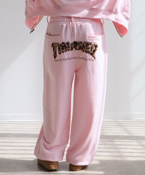 THRASHER(スラッシャー)の「【THRASHER/スラッシャー】裏毛 ヘビーウェイト コクーン スウェットパンツ(スウェットパンツ・メンズ・ピンク/ブラック系3/アッシュグレー/ブラック系2/ブラック系1・XL/L/M/S)」の5枚目の写真