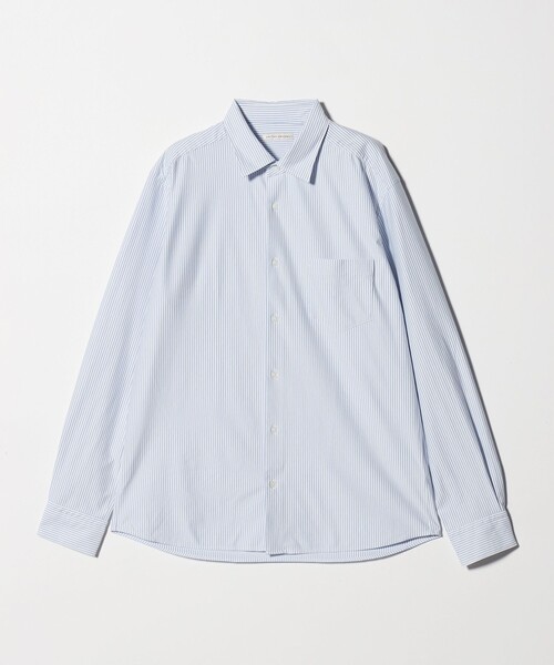 UNITED ARROWS(ユナイテッドアローズ)の「タイプライター ストライプ セミワイドカラーシャツ COMFORT EASY-MODEL 抗菌防臭(シャツ/ブラウス・メンズ・ライトブルー・S/XL/L/M)」の1枚目の写真