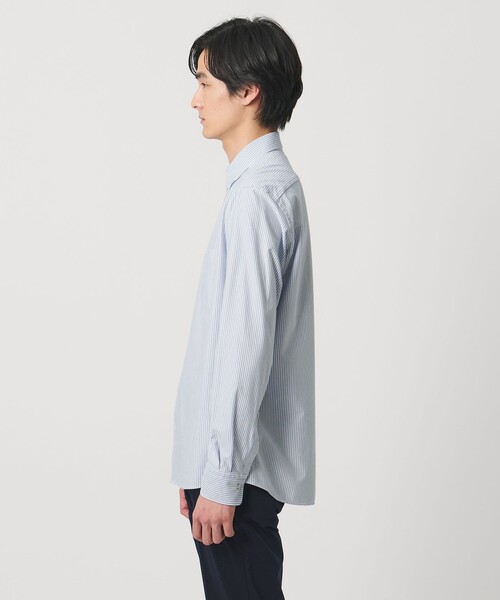 UNITED ARROWS(ユナイテッドアローズ)の「タイプライター ストライプ セミワイドカラーシャツ COMFORT EASY-MODEL 抗菌防臭(シャツ/ブラウス・メンズ・ライトブルー・S/XL/L/M)」の14枚目の写真