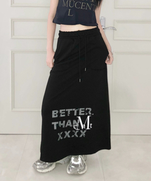 MUCENT | ベールダンエックスセットアップバンディングロングスカート(スカート)