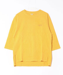 【ST】【FRUIT OF THE LOOM】製品染め7分袖プルオーバー