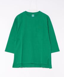 【ST】【FRUIT OF THE LOOM】製品染め7分袖プルオーバー