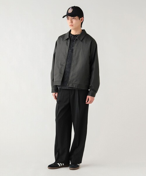 BEAMS HEART（ビームスハート）の「フェード ジップ ショートブルゾン（ブルゾン・メンズ・ブラック/ダークブラウン・MEDIUM/LARGE/SMALL）」の7枚目の写真