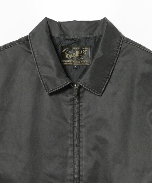 BEAMS HEART（ビームスハート）の「フェード ジップ ショートブルゾン（ブルゾン・メンズ・ブラック/ダークブラウン・MEDIUM/LARGE/SMALL）」の18枚目の写真