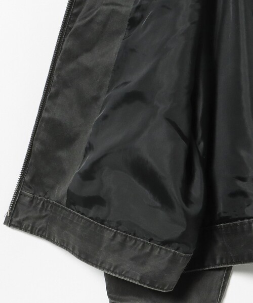 BEAMS HEART（ビームスハート）の「フェード ジップ ショートブルゾン（ブルゾン・メンズ・ブラック/ダークブラウン・MEDIUM/LARGE/SMALL）」の16枚目の写真