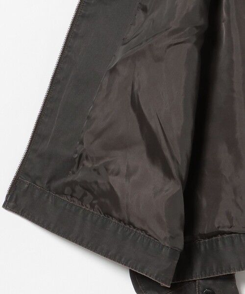 BEAMS HEART（ビームスハート）の「フェード ジップ ショートブルゾン（ブルゾン・メンズ・ブラック/ダークブラウン・MEDIUM/LARGE/SMALL）」の12枚目の写真