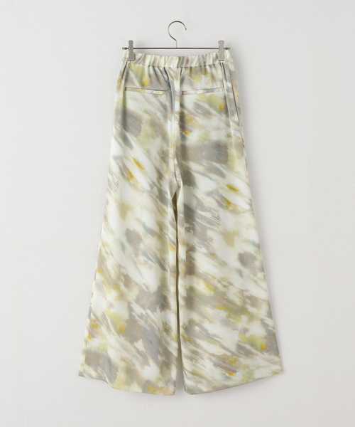 Noble（ノーブル）の「ライトフロープリントパンツ（その他パンツ・レディース・ベージュ・38/36）」の2枚目の写真