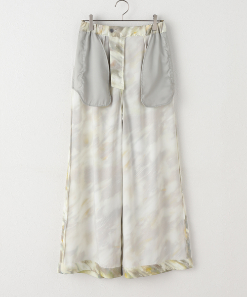 Noble（ノーブル）の「ライトフロープリントパンツ（その他パンツ・レディース・ベージュ・38/36）」の5枚目の写真