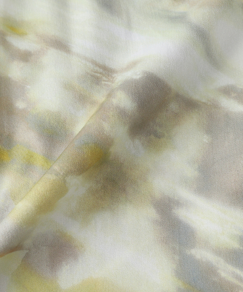 Noble（ノーブル）の「ライトフロープリントパンツ（その他パンツ・レディース・ベージュ・38/36）」の7枚目の写真