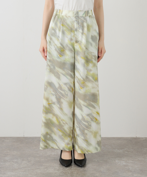 Noble（ノーブル）の「ライトフロープリントパンツ（その他パンツ・レディース・ベージュ・38/36）」の8枚目の写真