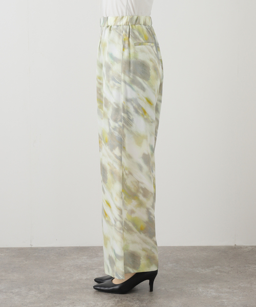 Noble（ノーブル）の「ライトフロープリントパンツ（その他パンツ・レディース・ベージュ・38/36）」の9枚目の写真