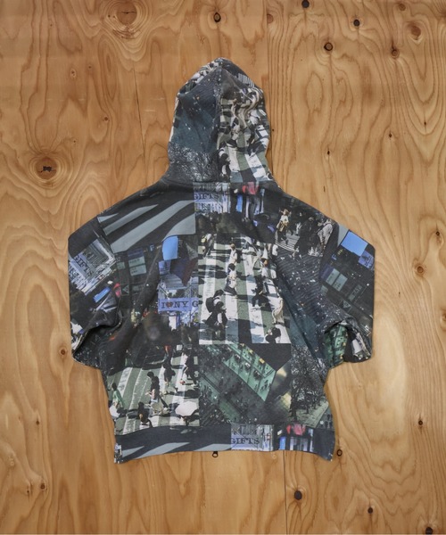 many men many mind（メニーメンメニーマインド）の「MANYMENMANYMINDS / グラフィックZIPパーカー（パーカー・メンズ・ベージュ/グリーン/ブラウン・LARGE/X-LARGE/MEDIUM）」の17枚目の写真