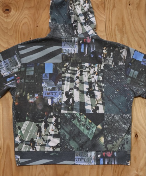 many men many mind（メニーメンメニーマインド）の「MANYMENMANYMINDS / グラフィックZIPパーカー（パーカー・メンズ・ベージュ/グリーン/ブラウン・LARGE/X-LARGE/MEDIUM）」の18枚目の写真