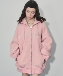 ENVYM（アンビー）の「レタリング ロゴ オーバーサイズ ジップ パーカー（パーカー）」