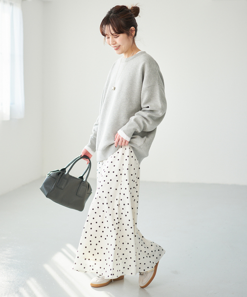 Spick & Span（スピックアンドスパン）の「ドットサテンフレアスカート（スカート・レディース・マルチ/その他2・36/38）」の13枚目の写真