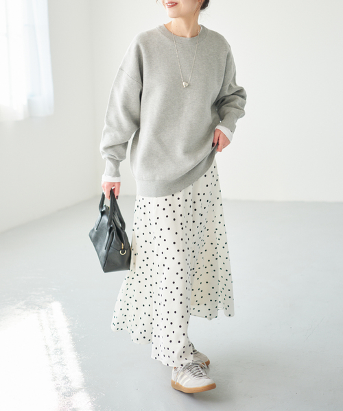 Spick & Span（スピックアンドスパン）の「ドットサテンフレアスカート（スカート・レディース・マルチ/その他2・36/38）」の14枚目の写真