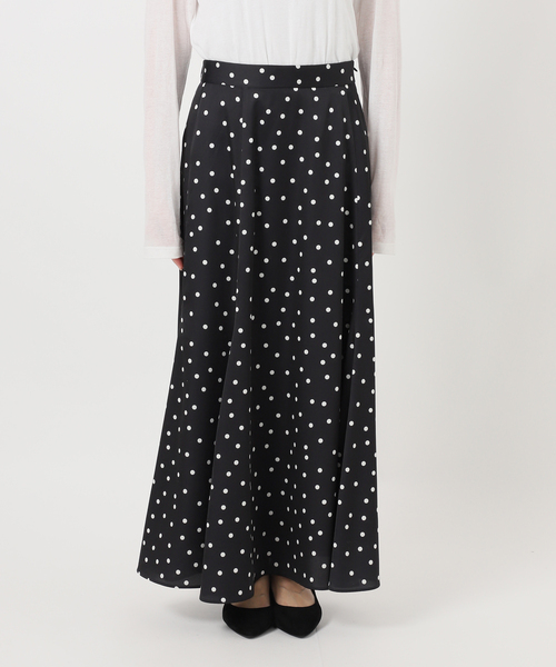 Spick & Span（スピックアンドスパン）の「ドットサテンフレアスカート（スカート・レディース・マルチ/その他2・36/38）」の16枚目の写真