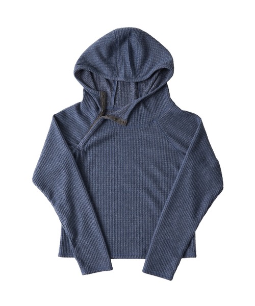 FTW（エフティダブリュー）の「KNIT THERMAL HOODIE（パーカー・レディース・グレー/ブルー/ブラック・SMALL/MEDIUM）」の3枚目の写真
