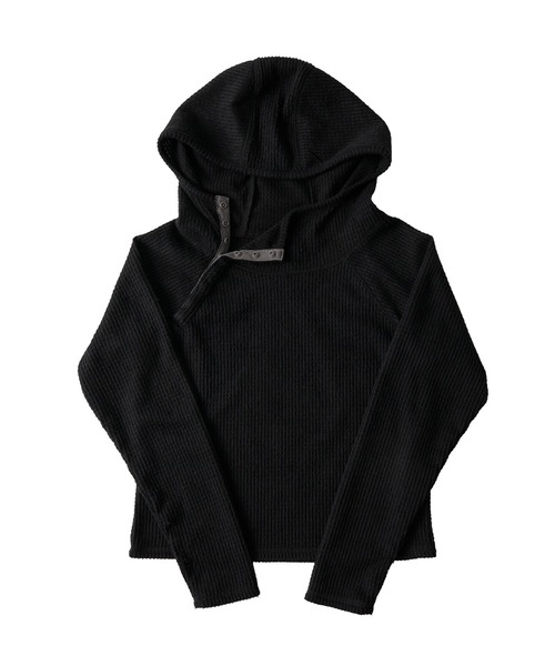 FTW（エフティダブリュー）の「KNIT THERMAL HOODIE（パーカー・レディース・グレー/ブルー/ブラック・SMALL/MEDIUM）」の15枚目の写真