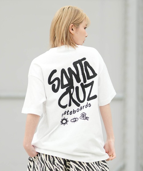 SANTA CRUZ（サンタクルーズ）の「SANTA CRUZ/サンタクルーズ 半袖Tシャツ レディース DIZZY SCS S/S TEE ムラサキ限定 502262432（Tシャツ/カットソー・レディース・ラベンダー/ブラック/ホワイト・XL/L/M）」の5枚目の写真