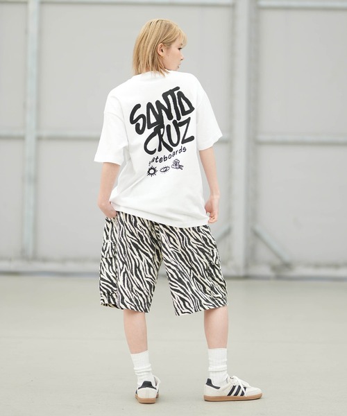 SANTA CRUZ（サンタクルーズ）の「SANTA CRUZ/サンタクルーズ 半袖Tシャツ レディース DIZZY SCS S/S TEE ムラサキ限定 502262432（Tシャツ/カットソー・レディース・ラベンダー/ブラック/ホワイト・XL/L/M）」の7枚目の写真