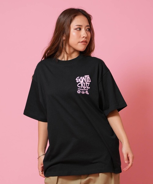 SANTA CRUZ（サンタクルーズ）の「SANTA CRUZ/サンタクルーズ 半袖Tシャツ レディース DIZZY SCS S/S TEE ムラサキ限定 502262432（Tシャツ/カットソー・レディース・ラベンダー/ブラック/ホワイト・XL/L/M）」の9枚目の写真