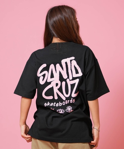 SANTA CRUZ（サンタクルーズ）の「SANTA CRUZ/サンタクルーズ 半袖Tシャツ レディース DIZZY SCS S/S TEE ムラサキ限定 502262432（Tシャツ/カットソー・レディース・ラベンダー/ブラック/ホワイト・XL/L/M）」の10枚目の写真