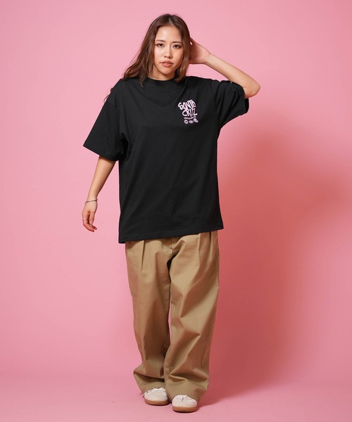 SANTA CRUZ（サンタクルーズ）の「SANTA CRUZ/サンタクルーズ 半袖Tシャツ レディース DIZZY SCS S/S TEE ムラサキ限定 502262432（Tシャツ/カットソー・レディース・ラベンダー/ブラック/ホワイト・XL/L/M）」の11枚目の写真