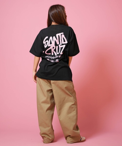 SANTA CRUZ（サンタクルーズ）の「SANTA CRUZ/サンタクルーズ 半袖Tシャツ レディース DIZZY SCS S/S TEE ムラサキ限定 502262432（Tシャツ/カットソー・レディース・ラベンダー/ブラック/ホワイト・XL/L/M）」の12枚目の写真