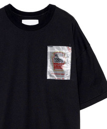 yoshiokubo（ヨシオクボ）の「yoshiokubo ヨシオクボ / KETCHUP FILM PK S/S T ケチャッププリントフィルムTシャツ / YKS26103（Tシャツ/カットソー）」