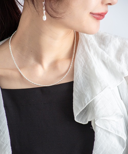 Harpo(アルポ)の「【Harpo/アルポ】 シルバー ネックレス NECKLACE COW42(ネックレス・レディース・シルバー・FREE)」の1枚目の写真