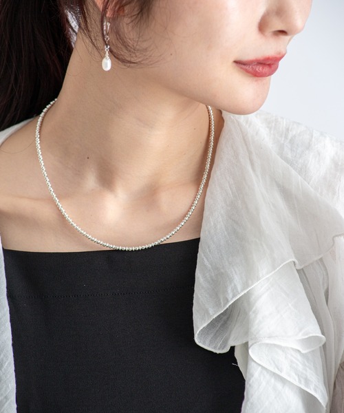 Harpo(アルポ)の「【Harpo/アルポ】 シルバー ネックレス NECKLACE COW42(ネックレス・レディース・シルバー・FREE)」の5枚目の写真