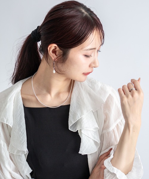 Harpo(アルポ)の「【Harpo/アルポ】 シルバー ネックレス NECKLACE COW42(ネックレス・レディース・シルバー・FREE)」の4枚目の写真