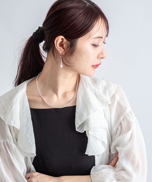 Harpo(アルポ)の「【Harpo/アルポ】 シルバー ネックレス NECKLACE COW42(ネックレス・レディース・シルバー・FREE)」の3枚目の写真