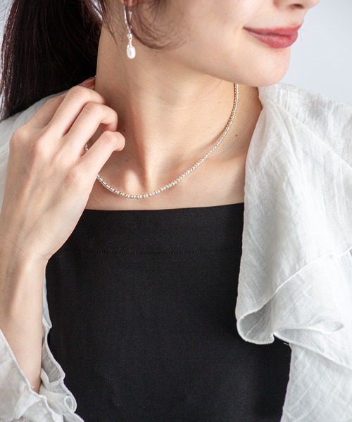 Harpo(アルポ)の「【Harpo/アルポ】 シルバー ネックレス NECKLACE COW42(ネックレス・レディース・シルバー・FREE)」の3枚目の写真