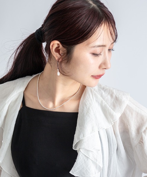 Harpo(アルポ)の「【Harpo/アルポ】 シルバー ネックレス NECKLACE COW42(ネックレス・レディース・シルバー・FREE)」の4枚目の写真