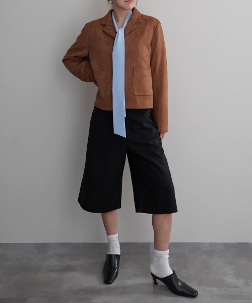 Rashik(ラシク)の「【Rashik】ウールライクバミューダパンツ(その他パンツ・レディース・チャコール/ブラウン/ブラック・S/M)」の15枚目の写真
