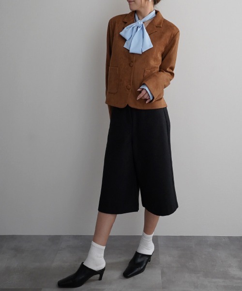 Rashik(ラシク)の「【Rashik】ウールライクバミューダパンツ(その他パンツ・レディース・チャコール/ブラウン/ブラック・S/M)」の16枚目の写真