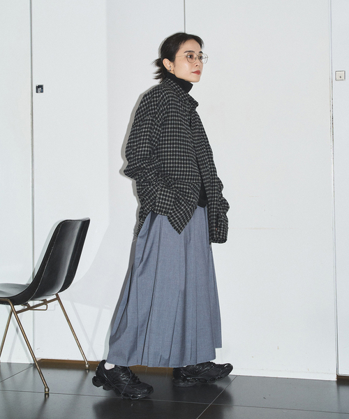 CITYSHOP(シティーショップ)の「《追加2》TR PLEATS スカート(スカート・レディース・ブラック/グレー・36/38)」の17枚目の写真