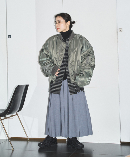 CITYSHOP(シティーショップ)の「《追加2》TR PLEATS スカート(スカート・レディース・ブラック/グレー・36/38)」の18枚目の写真