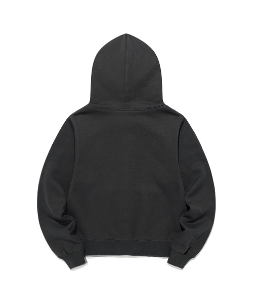NICE GHOST CLUB(ナイスゴーストクラブ)の「3STAR CROP HOODIE ZIP UP_CHARCOAL(NG2GSUM492A)(パーカー・レディース・チャコール・SMALL/MEDIUM)」の3枚目の写真
