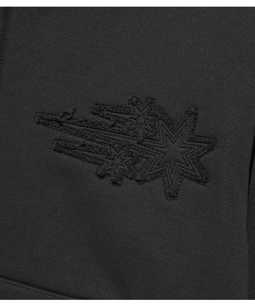 NICE GHOST CLUB(ナイスゴーストクラブ)の「3STAR CROP HOODIE ZIP UP_CHARCOAL(NG2GSUM492A)(パーカー・レディース・チャコール・SMALL/MEDIUM)」の5枚目の写真