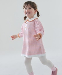 moimoln（モイモルン）の「カラーブロック長袖Aラインワンピース（ワンピース）」