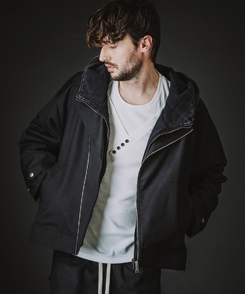 NO ID.(ノーアイディ)の「mj11370-BIGライダースJKT ジャケット(858006-413B)(ライダースジャケット・メンズ・ブラック系その他/ブラック・ONE SIZE)」の2枚目の写真