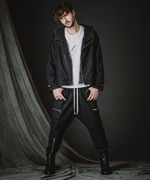 NO ID.(ノーアイディ)の「mj11370-BIGライダースJKT ジャケット(858006-413B)(ライダースジャケット・メンズ・ブラック系その他/ブラック・ONE SIZE)」の6枚目の写真