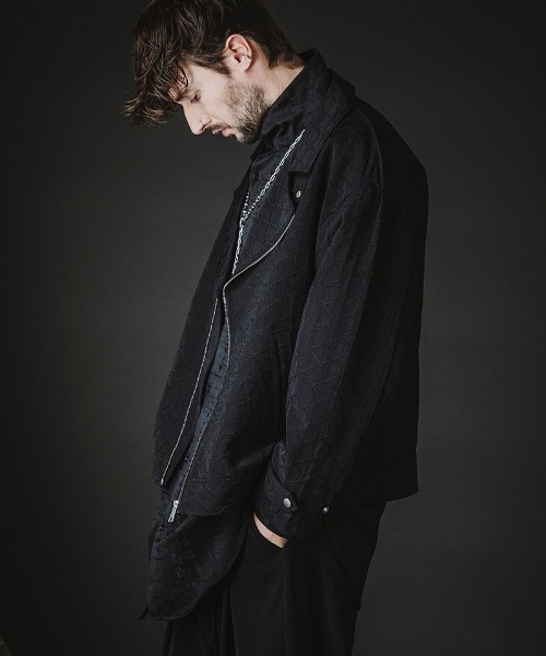 NO ID.(ノーアイディ)の「mj11370-BIGライダースJKT ジャケット(858006-413B)(ライダースジャケット・メンズ・ブラック系その他/ブラック・ONE SIZE)」の8枚目の写真